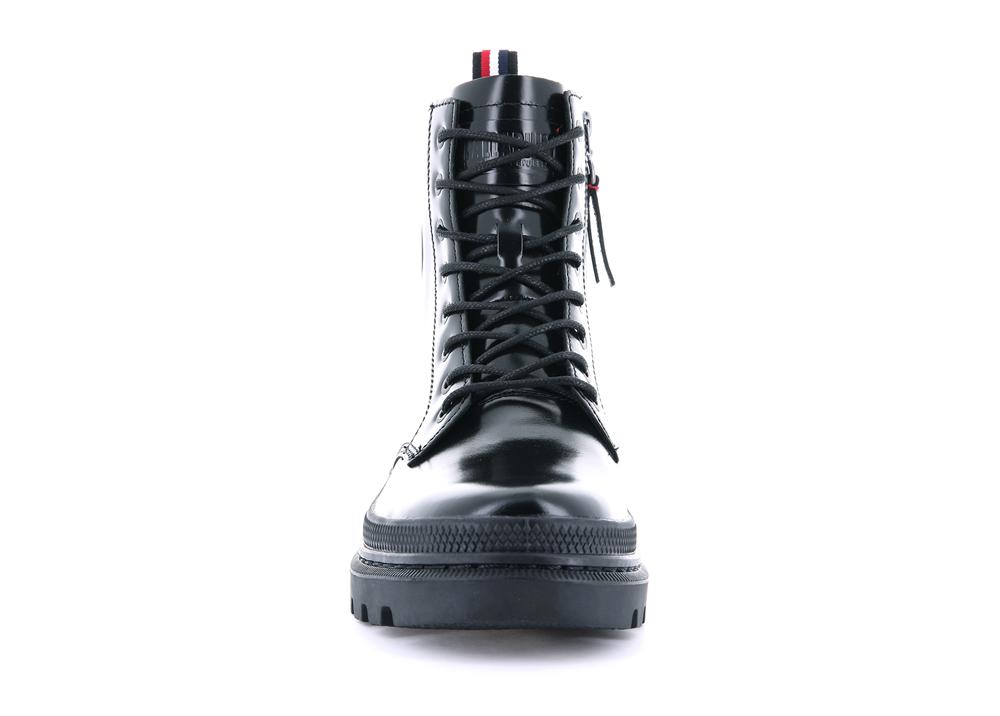 Black / Black Men Palladium PALLATROOPER OFF-1 High Top Boots  USA |  ISA-713025