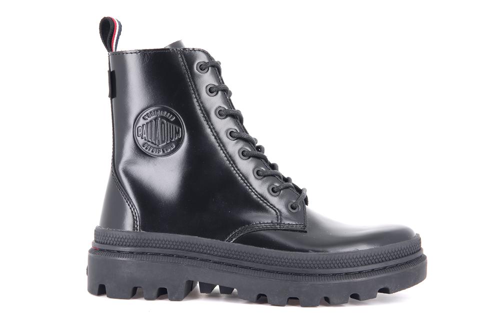 Black / Black Men Palladium PALLATROOPER OFF-1 High Top Boots  USA |  ISA-713025