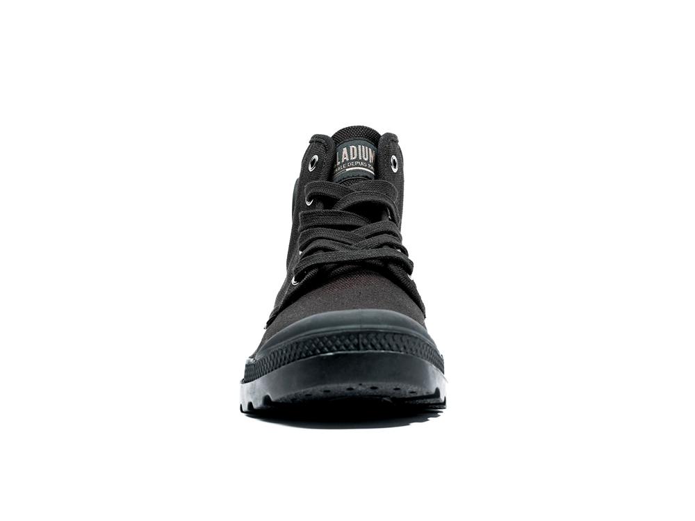 Black / Black Men Palladium PAMPA HI High Tops Shoes  USA |  AVG-985734