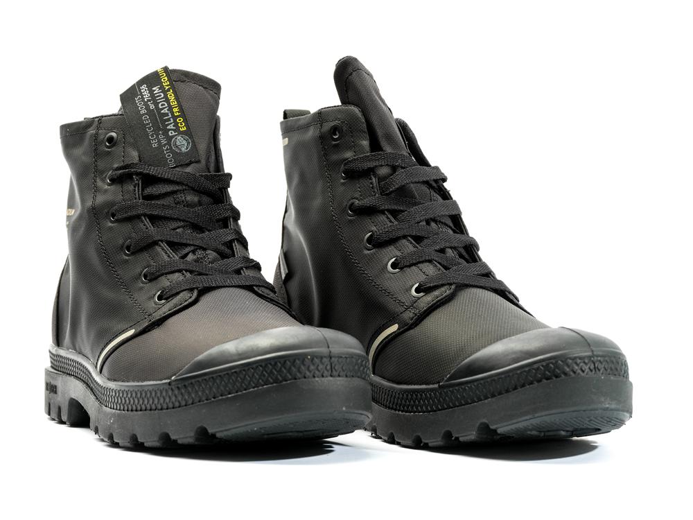 Black / Black Men Palladium PAMPA LITE+ RECYCLE WP+ High Top Boots  USA |  XAO-253160