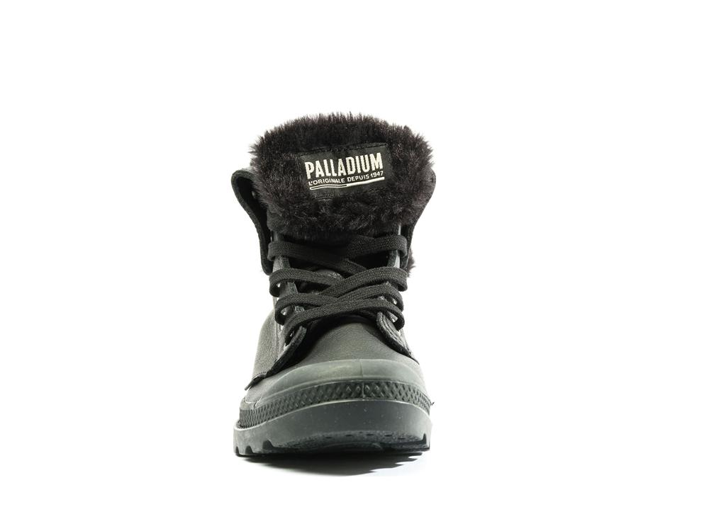 Black / Black Women Palladium BAGGY NUBUCK WL High Tops Shoes  USA |  RCD-249180