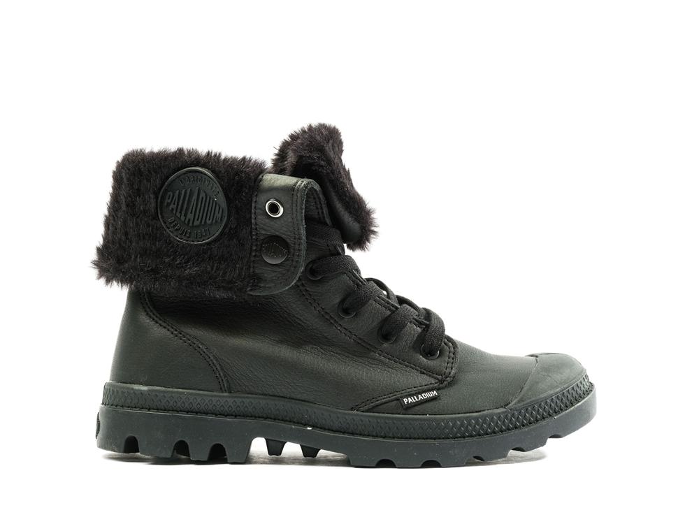 Black / Black Women Palladium BAGGY NUBUCK WL High Tops Shoes  USA |  RCD-249180