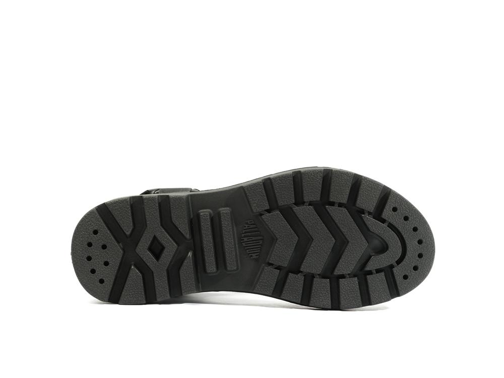 Black / Black Women Palladium PALLACRUISE STRAP Sandals  USA |  HQX-716028