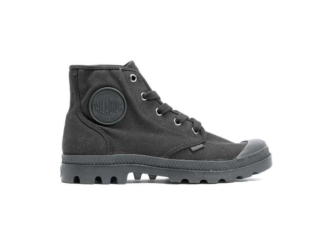 Black / Black Women Palladium PAMPA HI High Tops Shoes  USA |  PJR-130482