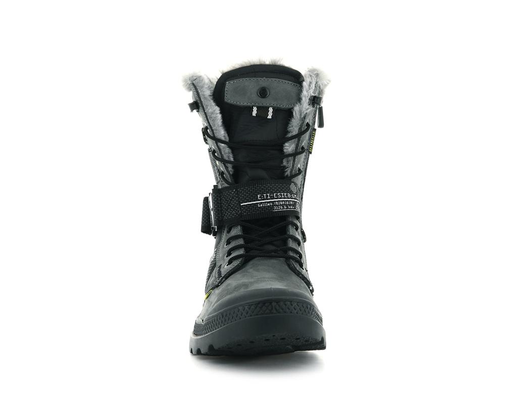 Black / Raven Men Palladium PAMPA EUROPA TACTICAL X DESTINY High Top Boots  USA |  MXZ-104289