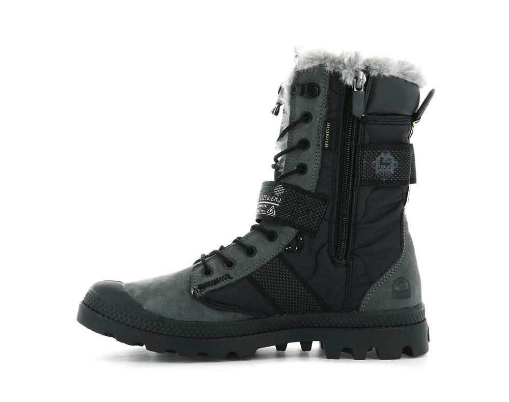 Black / Raven Men Palladium PAMPA EUROPA TACTICAL X DESTINY High Top Boots  USA |  MXZ-104289