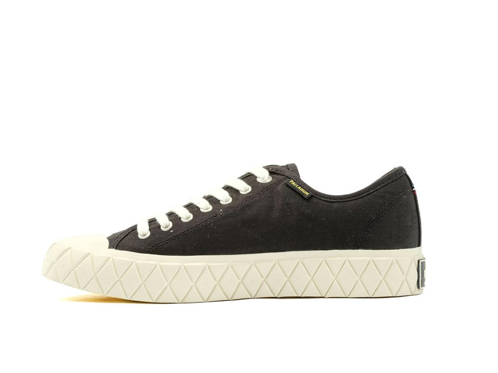 Black / White Asparagus Men Palladium PALLA ACE CANVAS Low Top Sneakers  USA |  QWS-905362