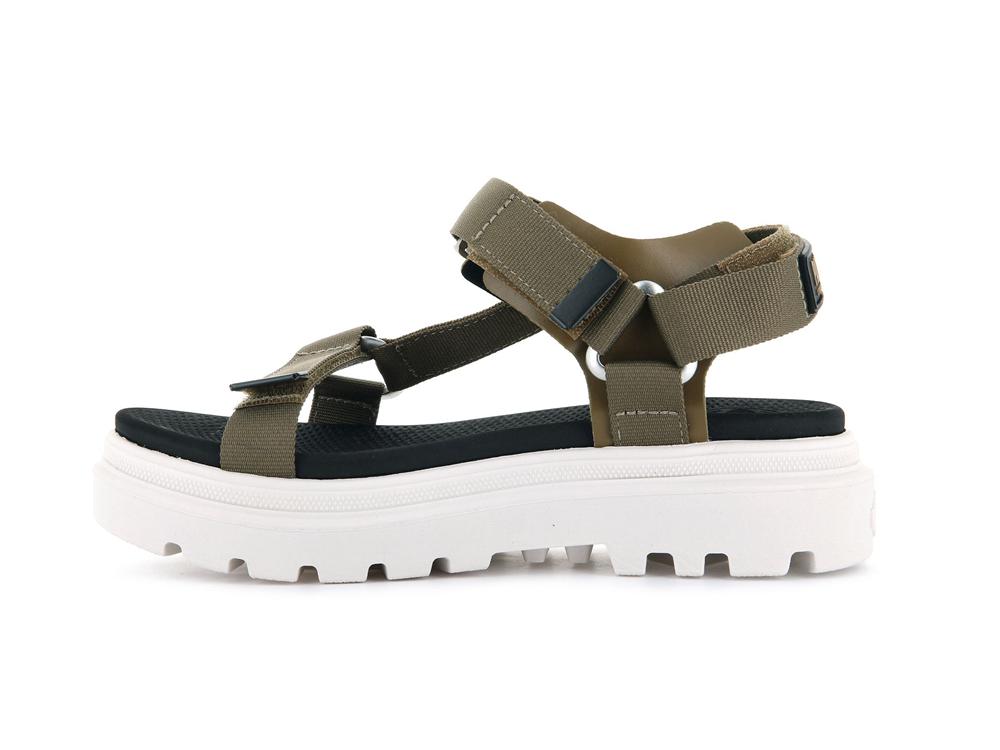 Butternut Green Women Palladium PALLACRUISE STRAP Sandals  USA |  JVO-048536