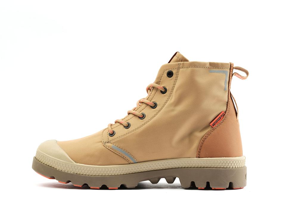 Caramel Brown / Cinammon Men Palladium PAMPA LITE+ RECYCLE WP+ High Top Boots  USA |  DEG-937851