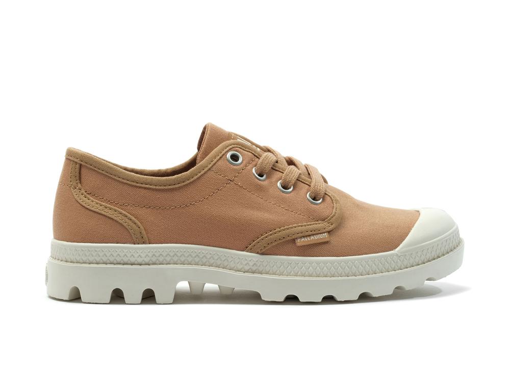 Chai Tan Brown Women Palladium PAMPA OXFORD Low Tops Shoes  USA |  JIL-461872