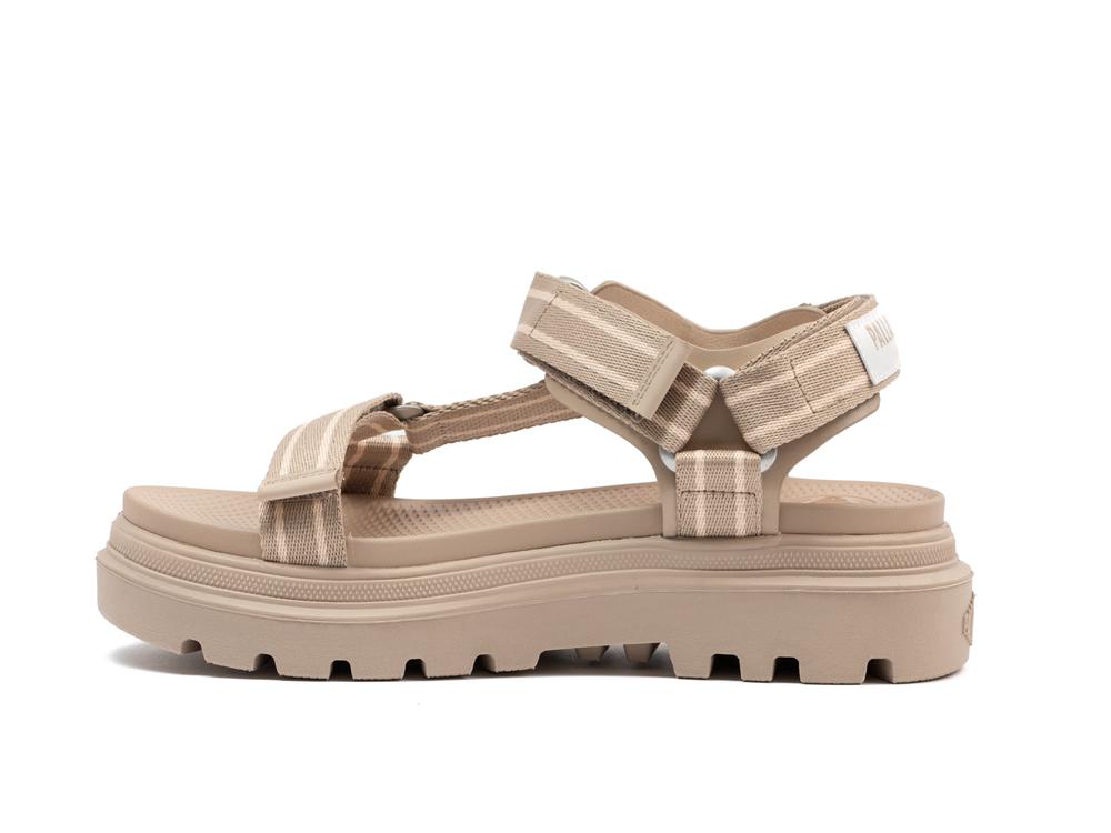 Cuban Sand Brown Women Palladium PALLACRUISE PARIS Sandals  USA |  NFE-687035