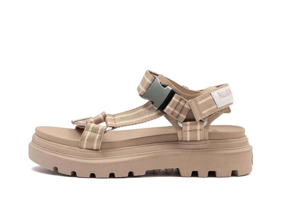 Cuban Sand Brown Women Palladium PALLACRUISE PARIS Sandals  USA |  NFE-687035