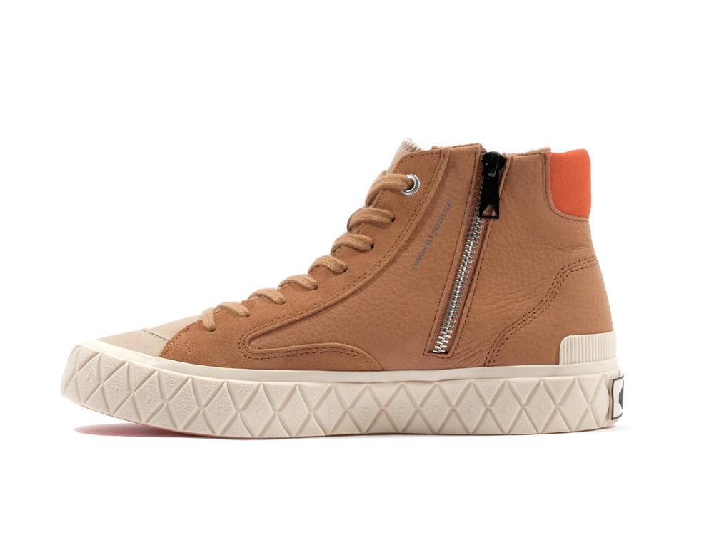 Dear Brown / Firecracker Men Palladium PALLA ACE CHUKKA SUEDE High Tops Shoes  USA |  JPI-729648