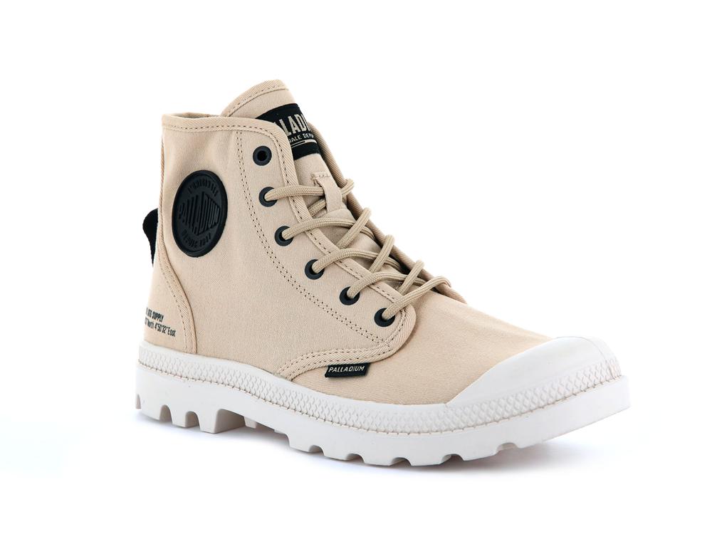 Desert Beige Kids' Palladium PAMPA HI HTG SUPPLY High Top Boots  USA |  RHX-973265