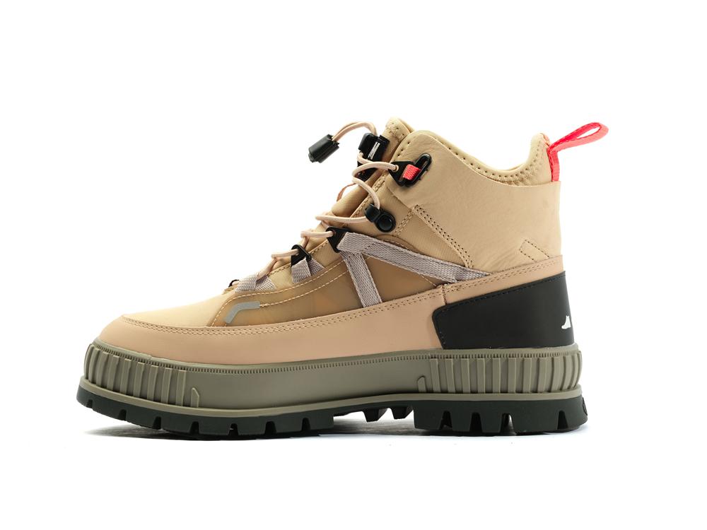 Desert Beige Men Palladium PALLASHOCK TRAVEL WP+ High Top Boots  USA |  QAW-874130