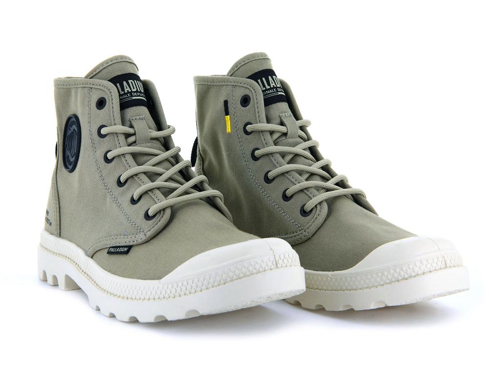 Dune Grey Kids' Palladium PAMPA HI HTG SUPPLY High Top Boots  USA |  SOU-983507