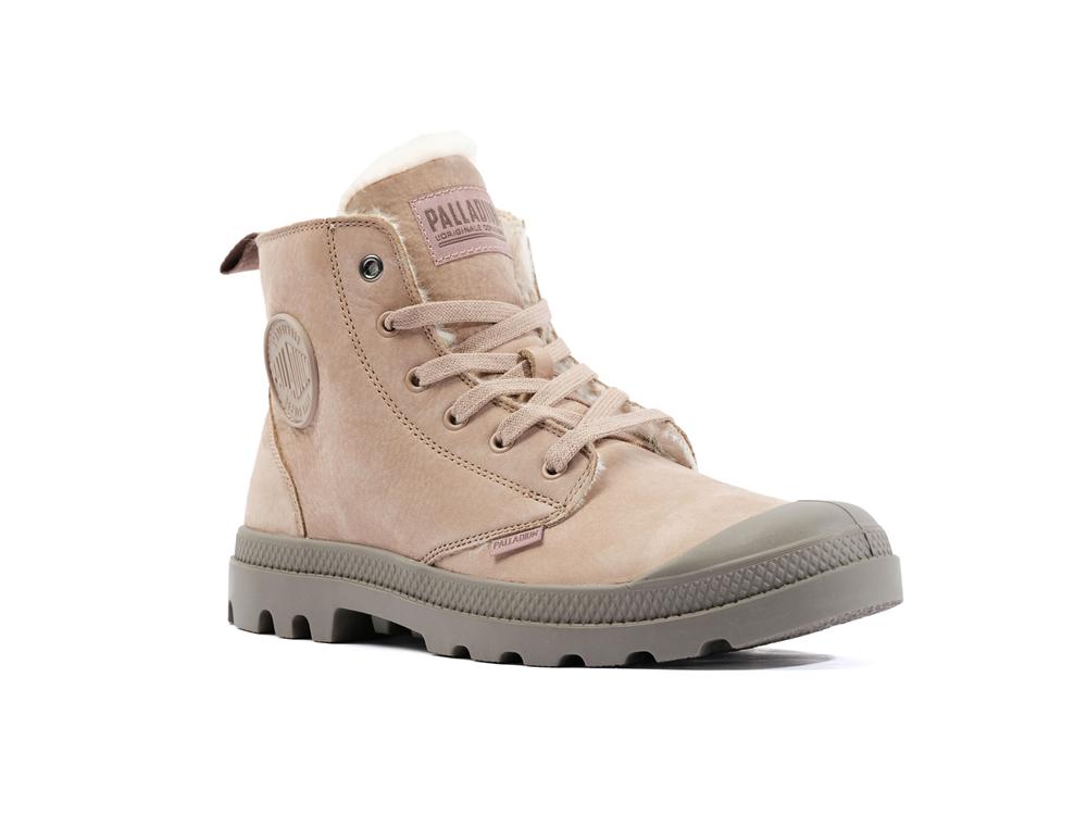 Dune Grey Men Palladium PAMPA HI ZIP WL High Tops Shoes  USA |  IJG-701984