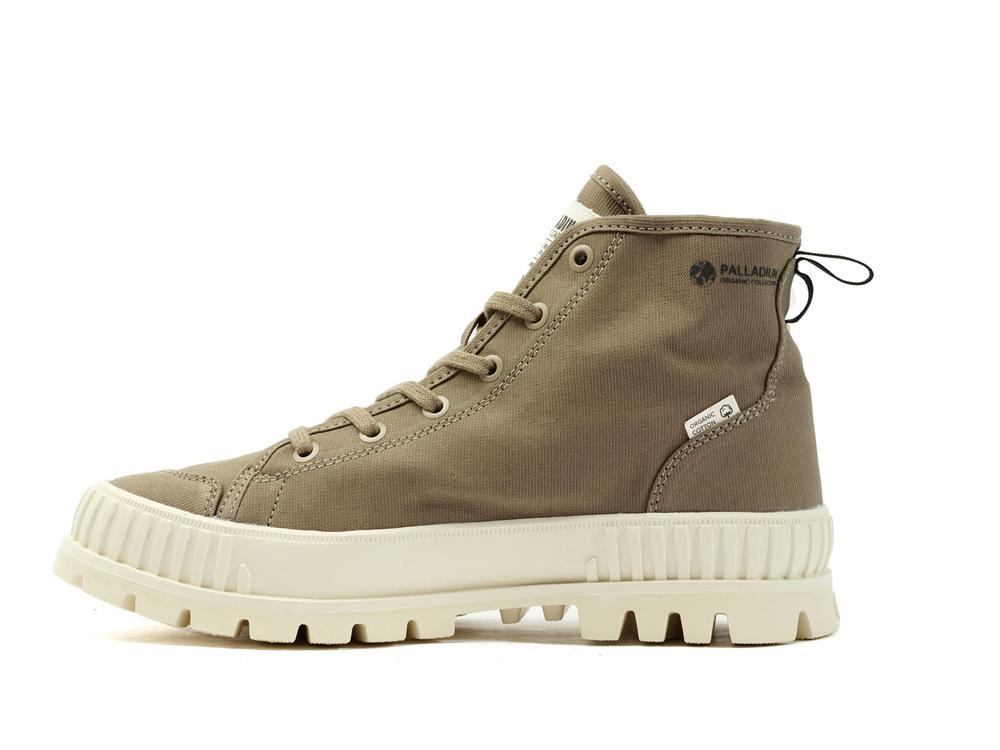 Dusky Green Men Palladium PALLASHOCK ORGANIC 2 Sneakers  USA |  EPK-186405