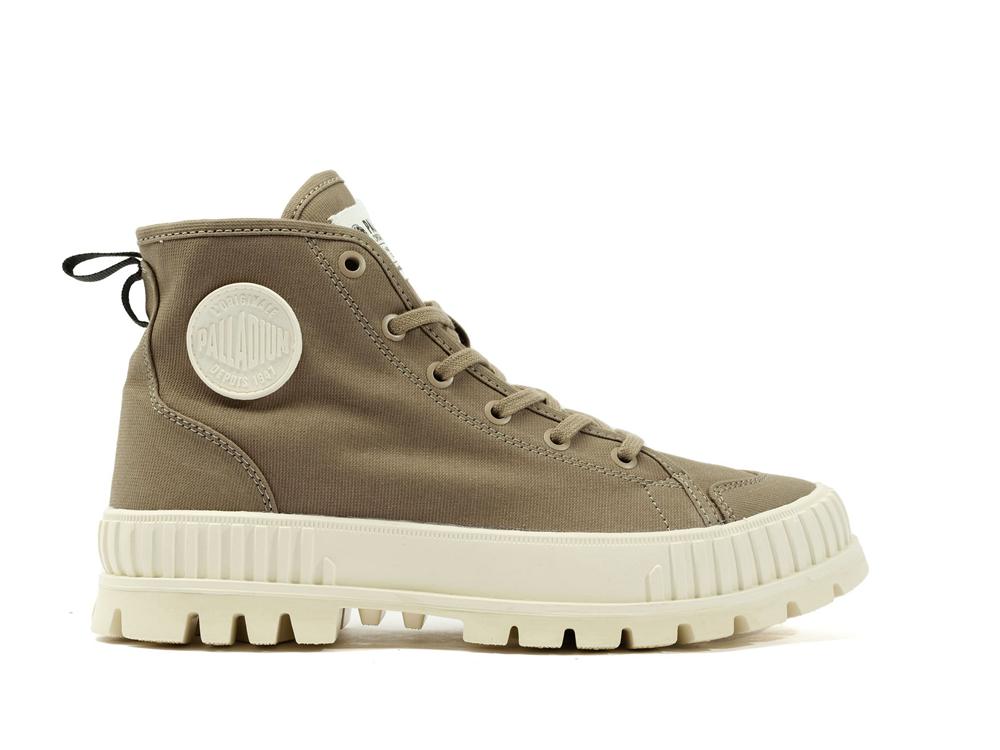 Dusky Green Men Palladium PALLASHOCK ORGANIC 2 High Top Sneakers  USA |  SXN-824150