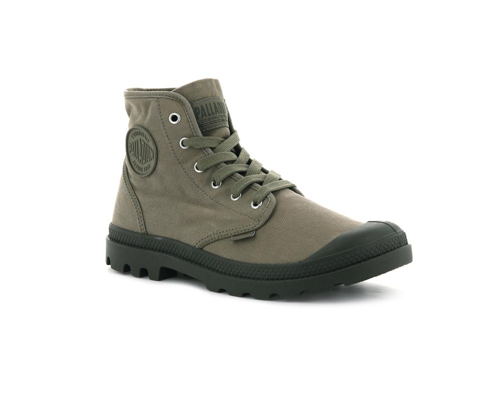 Dusky Green Men Palladium PAMPA HI High Tops Shoes  USA |  BMD-350468