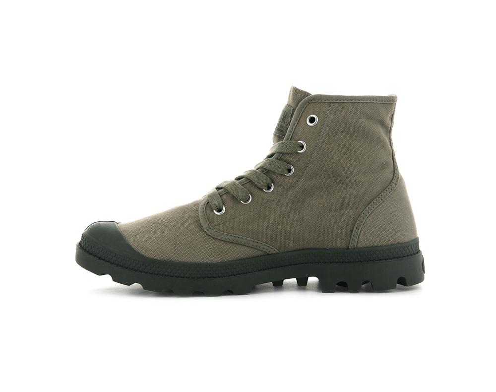 Dusky Green Men Palladium PAMPA HI High Tops Shoes  USA |  BMD-350468