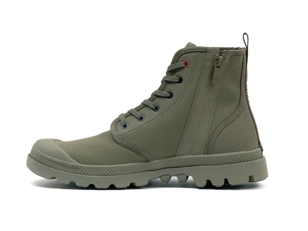 Dusky Green Men Palladium PAMPA LITE+ HI PARIS High Tops Shoes  USA |  ZOS-920456