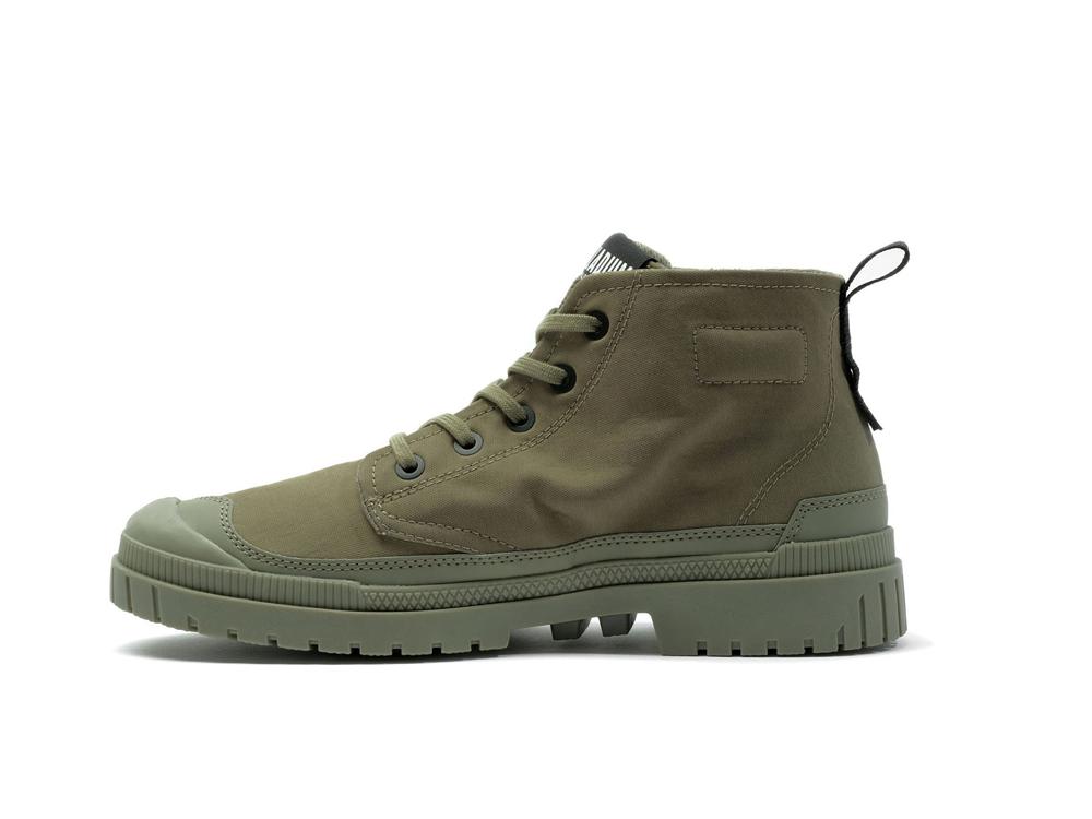 Dusky Green Men Palladium SP20 HI TECH High Tops Shoes  USA |  HDQ-930617