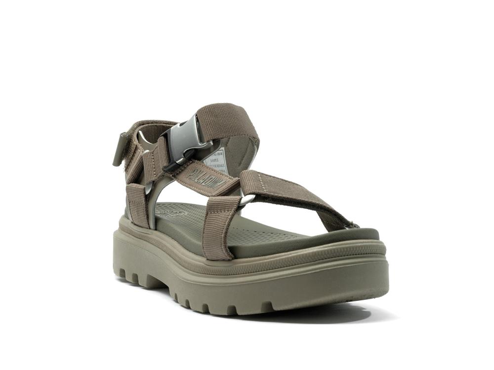 Dusky Green Women Palladium PALLACRUISE STRAP Sandals  USA |  BUL-367450