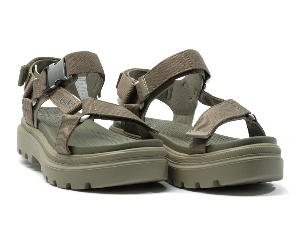 Dusky Green Women Palladium PALLACRUISE STRAP Sandals  USA |  BUL-367450