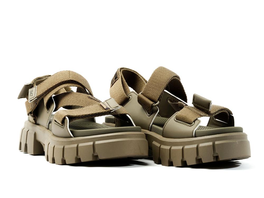 Dusky Green Women Palladium REVOLT SANDAL MONO Sandals  USA |  RJG-218597