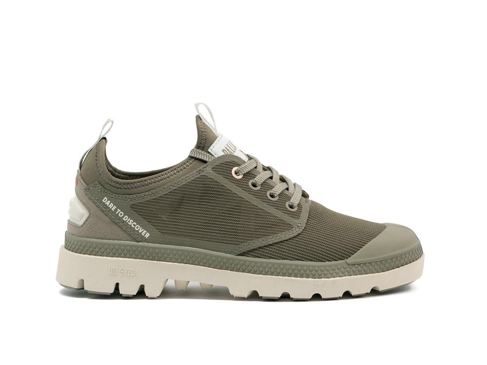 Dusky Green / Sahara Men Palladium PAMPA LITE+ LO PARIS Low Tops Shoes  USA |  IEL-285473