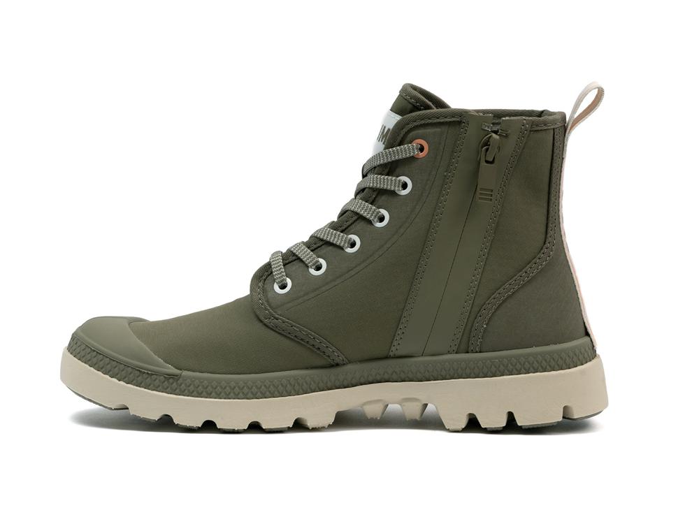 Dusky Green / Sahara Men Palladium PAMPA LITE+ HI PARIS High Tops Shoes  USA |  EUH-863294