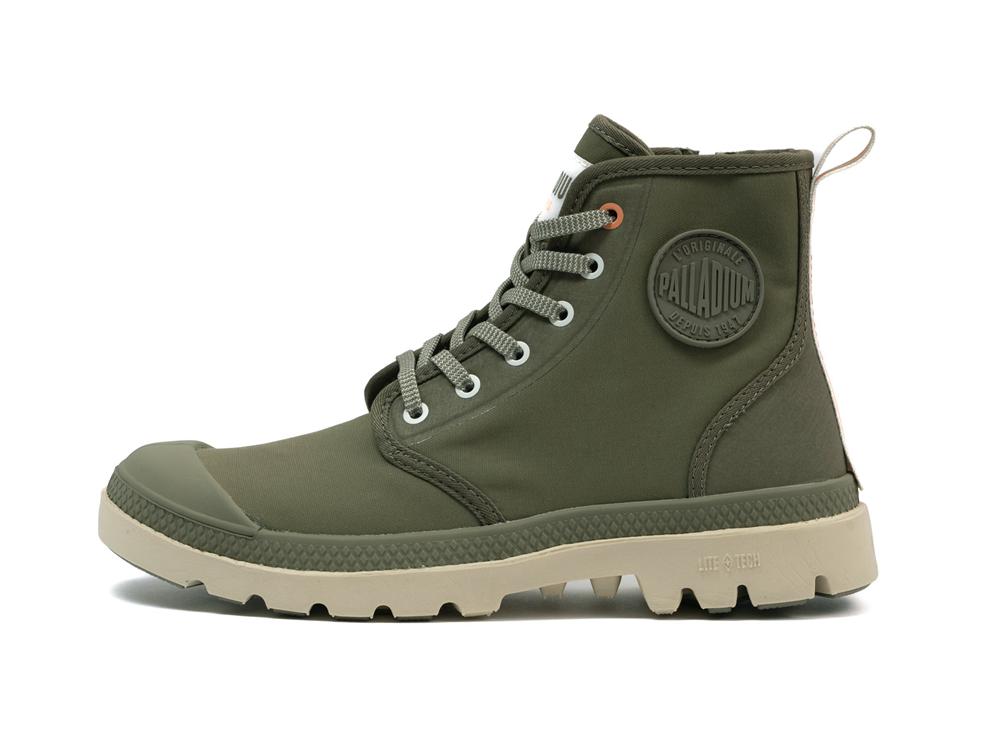 Dusky Green / Sahara Men Palladium PAMPA LITE+ HI PARIS High Tops Shoes  USA |  EUH-863294