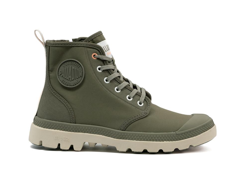 Dusky Green / Sahara Men Palladium PAMPA LITE+ HI PARIS High Tops Shoes  USA |  EUH-863294