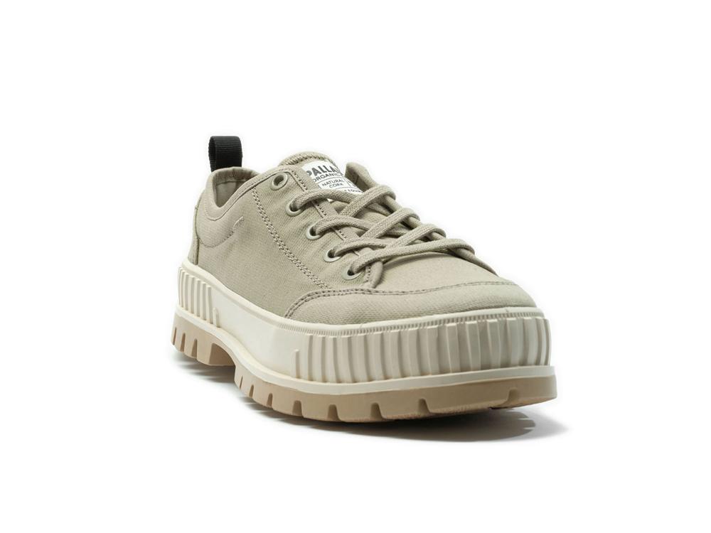 Eucalyptus Green Men Palladium PALLASHOCK LO ORGANIC 2 Low Top Sneakers  USA |  QIB-821470