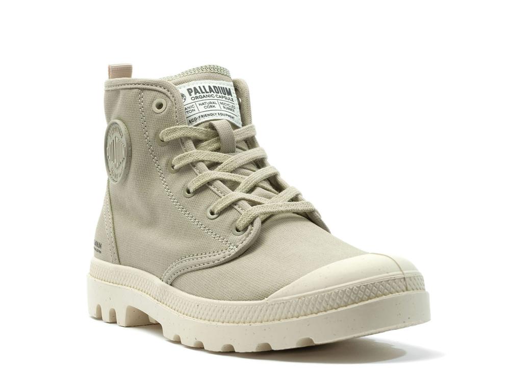 Eucalyptus Green Men Palladium PAMPA HI ZIP ORGANIC High Tops Shoes  USA |  GRK-129654