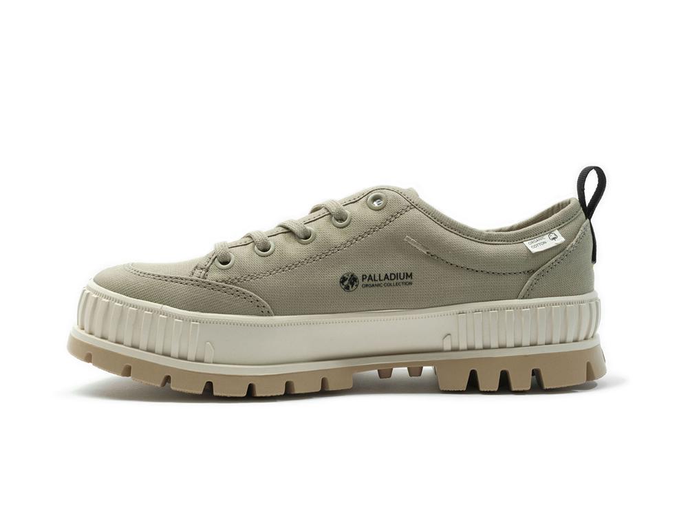 Eucalyptus Green Women Palladium PALLASHOCK LO ORGANIC 2 Low Tops Sneakers  USA |  TFC-105792