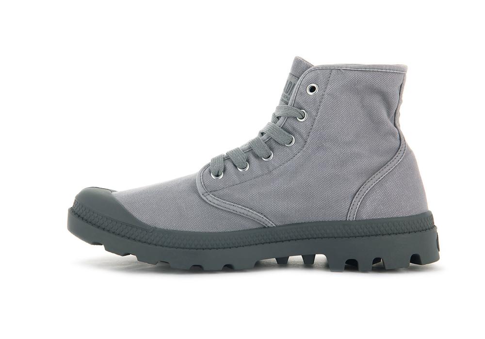 Grey Flannel Men Palladium PAMPA HI High Top Boots  USA |  WBJ-215436