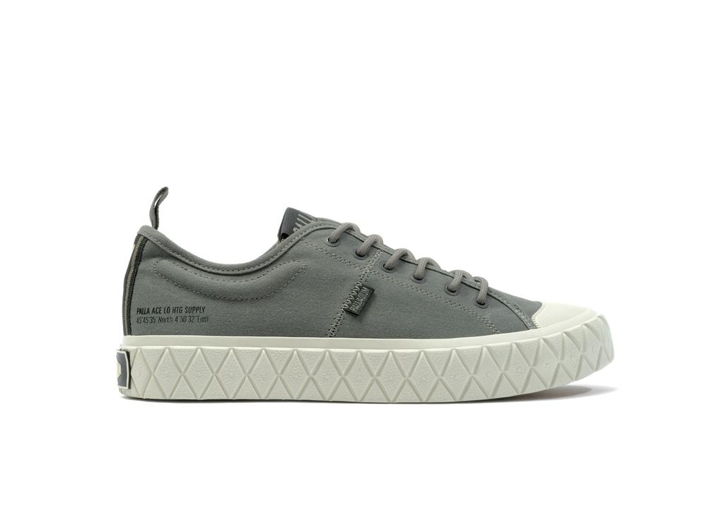 Gun Metal Grey Men Palladium PALLA ACE LO SUPPLY Low Top Sneakers  USA |  LNO-705469