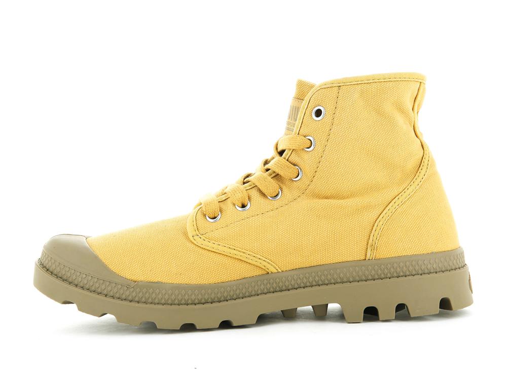 Honey Gold Women Palladium PAMPA HI High Top Boots  USA |  FOL-673410