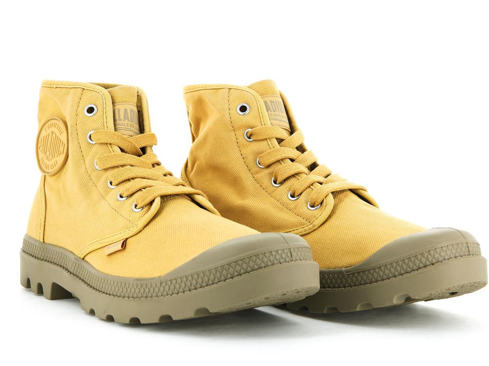 Honey Gold Women Palladium PAMPA HI High Top Boots  USA |  FOL-673410