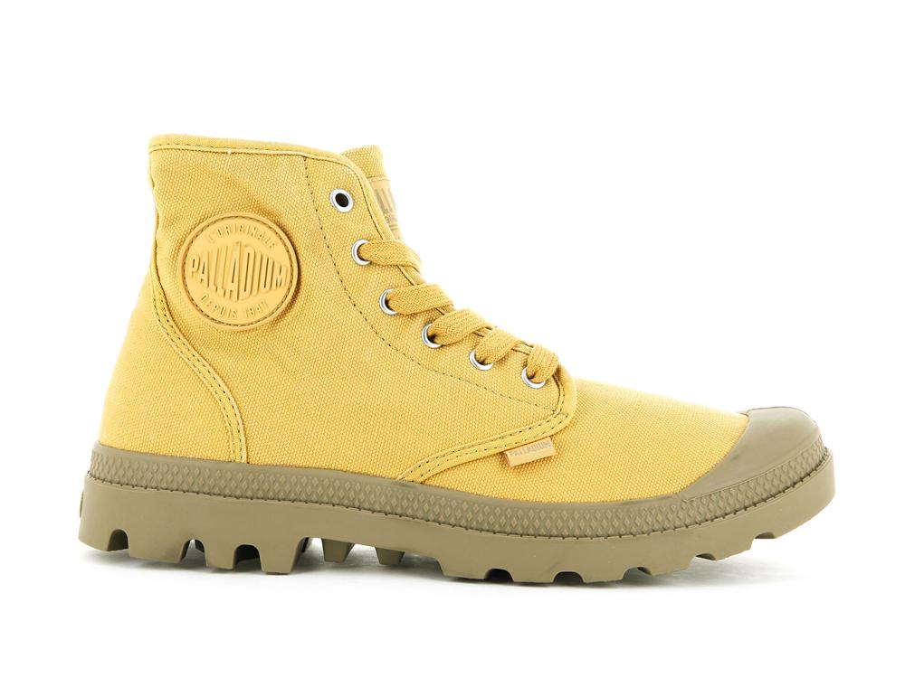 Honey Gold Women Palladium PAMPA HI High Top Boots  USA |  FOL-673410