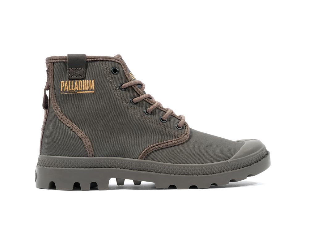 Major Brown Men Palladium PAMPA HI COATED High Tops Shoes  USA |  LNT-514836