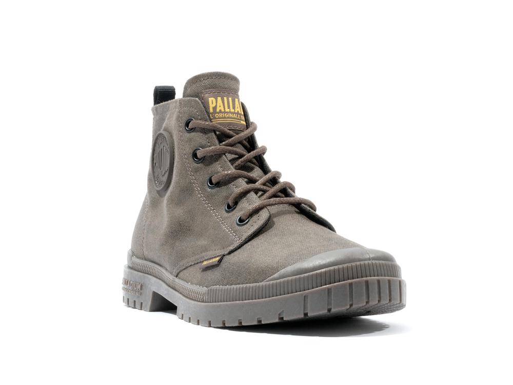 Major Brown Men Palladium PAMPA SP20 HI WAX High Tops Shoes  USA |  ISU-682794