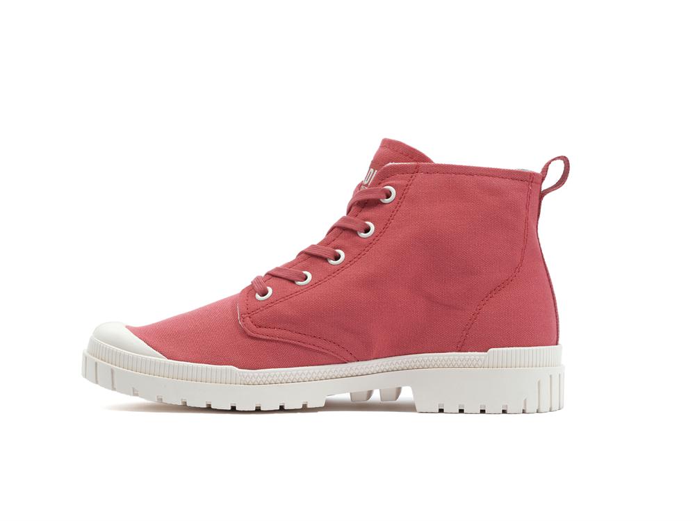 Mineral Red Women Palladium PAMPA SP20 HI CANVAS High Tops Shoes  USA |  ULK-803695