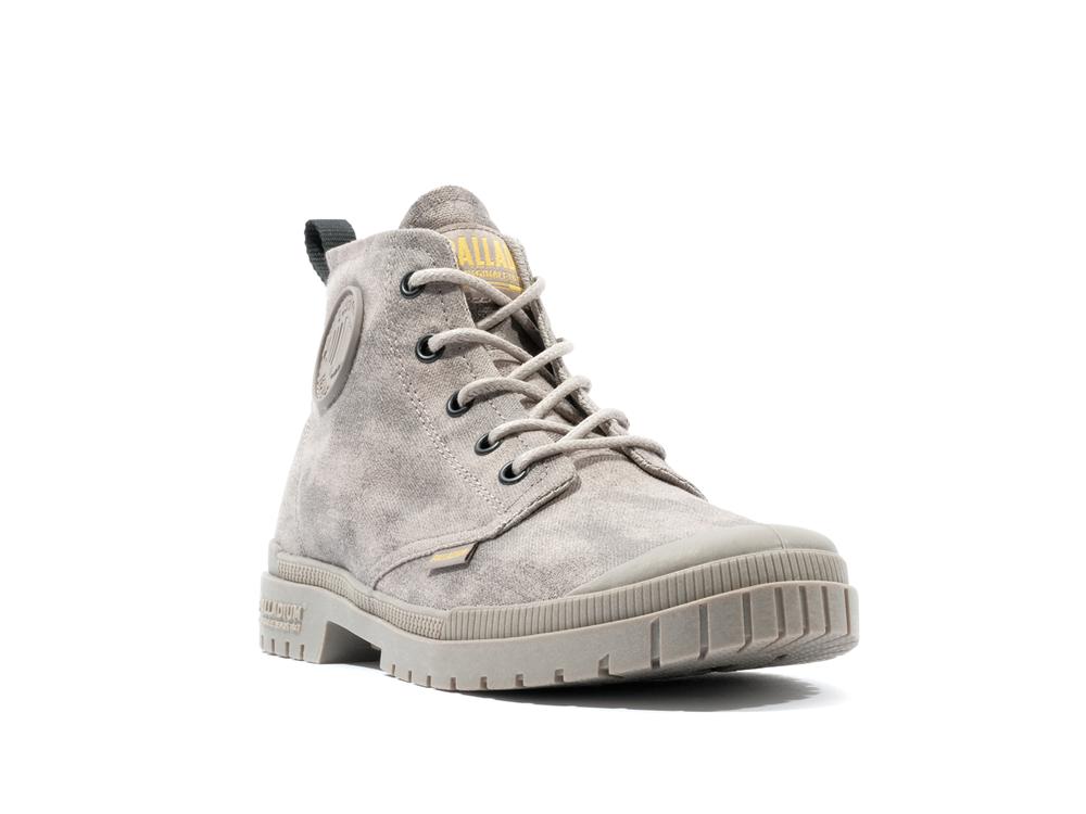 Moonrock Grey Men Palladium PAMPA SP20 HI WAX High Tops Shoes  USA |  EGF-102967