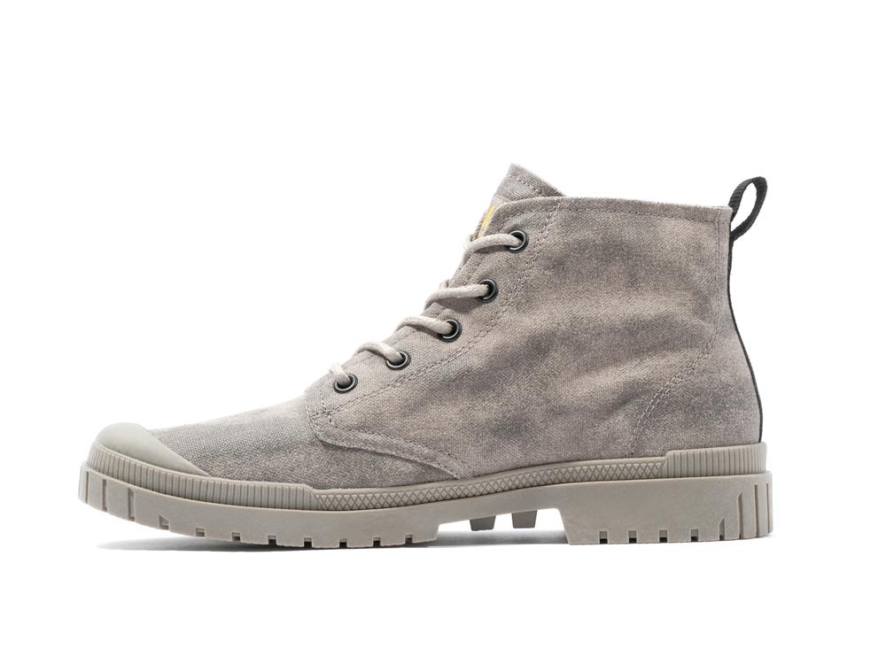 Moonrock Grey Men Palladium PAMPA SP20 HI WAX High Tops Shoes  USA |  EGF-102967