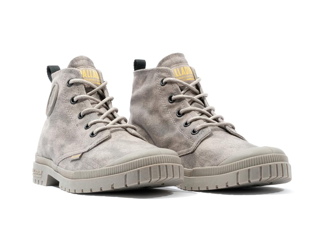 Moonrock Grey Men Palladium PAMPA SP20 HI WAX High Tops Shoes  USA |  EGF-102967