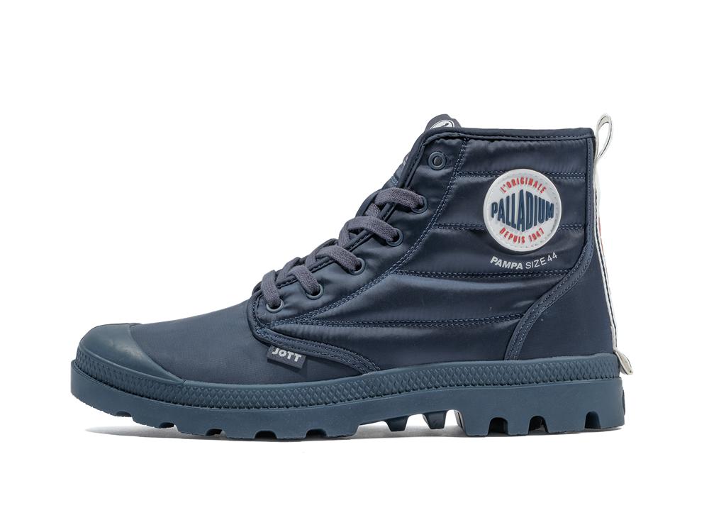 Navy Men Palladium PAMPA HI DARE RHONA High Tops Shoes  USA |  XSN-057269