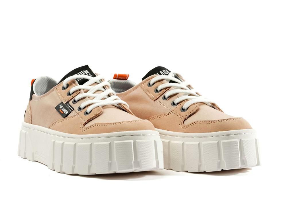 Nude Dust Pink Women Palladium PALLATOWER LO Low Tops Shoes  USA |  PGM-965341